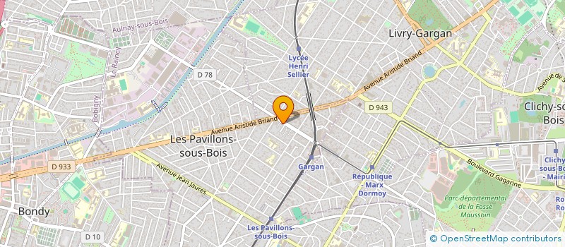 localisation de l'entreprise RM BAT à LES PAVILLONS-SOUS-BOIS