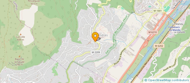 localisation de l'entreprise RM BATIMENT à GATTIERES
