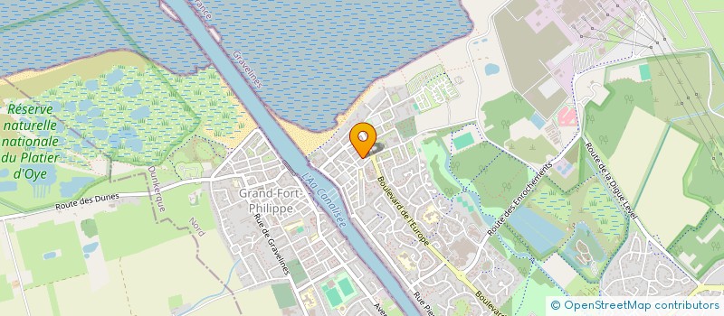 localisation de l'entreprise RM BATIMENT à GRAVELINES