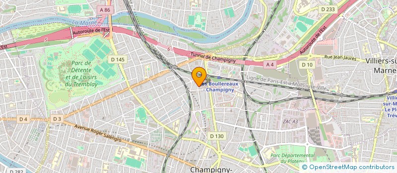 localisation de l'entreprise RM BATIMENT  CHAMPIGNY-SUR-MARNE