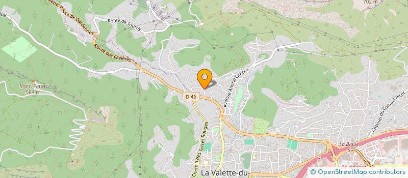 localisation de l'entreprise RM BATSUD à LA VALETTE-DU-VAR