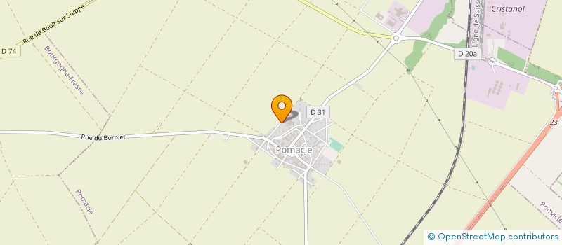 localisation de l'entreprise RM BOIS MENUISERIE  POMACLE