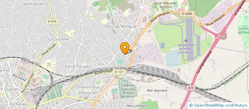 localisation de l'entreprise RM BOXING  NIMES