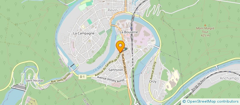 localisation de l'entreprise RM CAP. HOLDING  REVIN