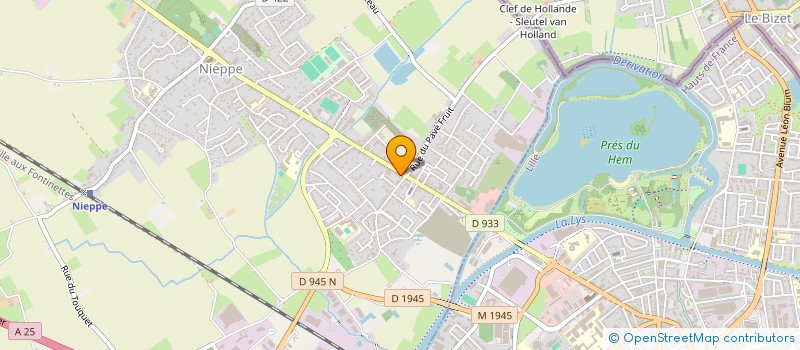 localisation de l'entreprise RM CARS à NIEPPE