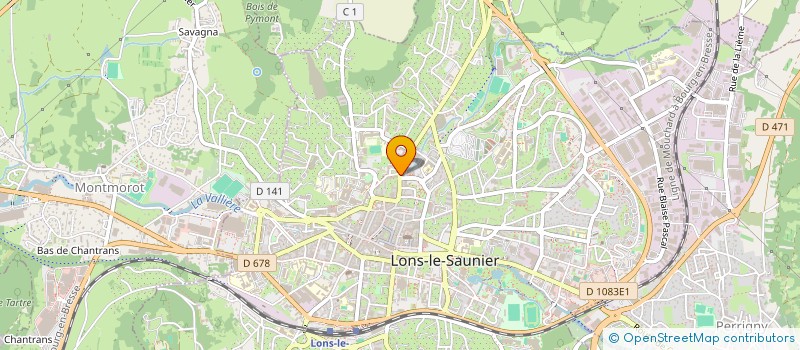 localisation de l'entreprise RM CHEZ NOUS  LONS-LE-SAUNIER