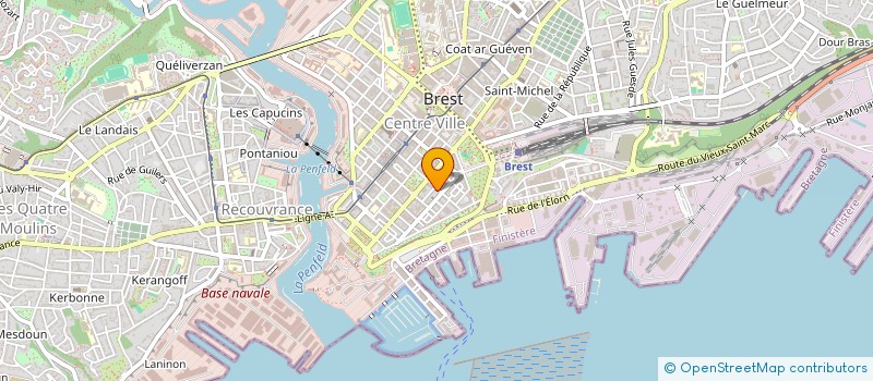 localisation de l'entreprise RM COMMUNICATION à BREST