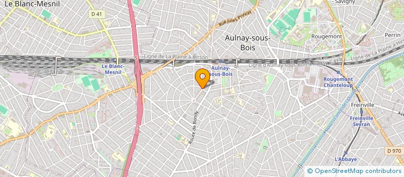 localisation de l'entreprise RM CONCEPT à AULNAY-SOUS-BOIS