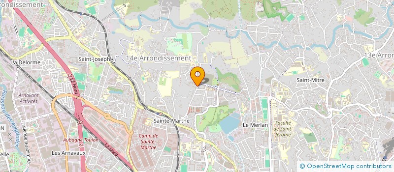 localisation de l'entreprise RM CONCEPT à MARSEILLE