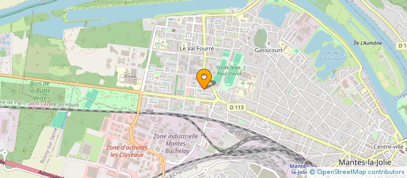 localisation de l'entreprise RM CONCEPT  MANTES-LA-JOLIE