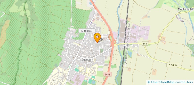 localisation de l'entreprise RM CONEXUS  ROUFFACH