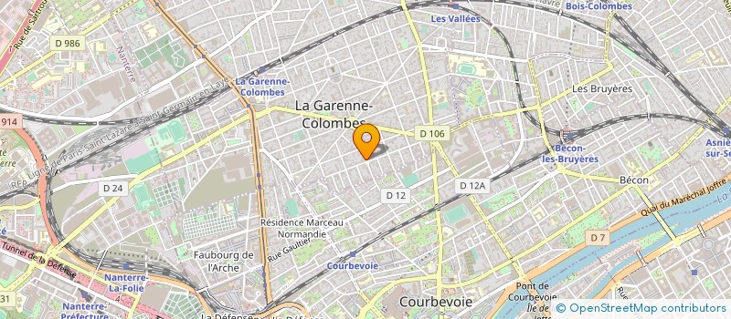 localisation de l'entreprise RM CONFORT à LA GARENNE-COLOMBES