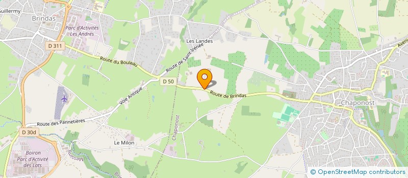 localisation de l'entreprise RM CONSEIL  CHAPONOST