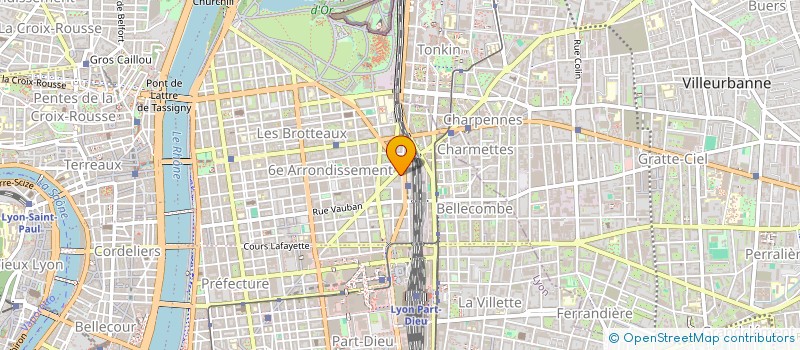 localisation de l'entreprise RM CONSEIL ET INTERVENTIONS  LYON