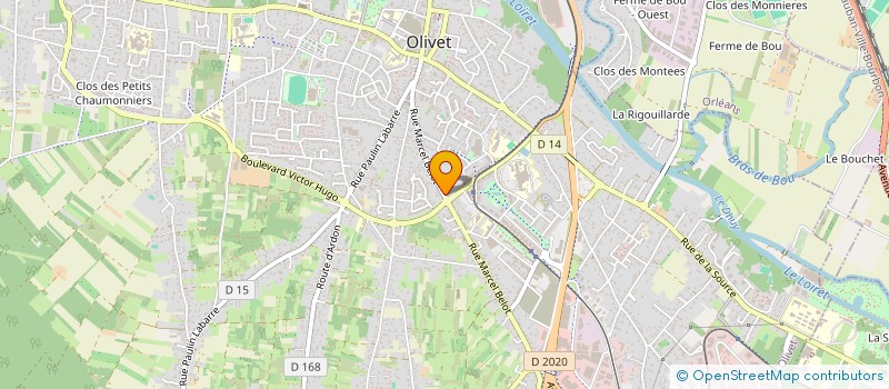 localisation de l'entreprise RM CONSEILS & TRANSACTIONS à OLIVET