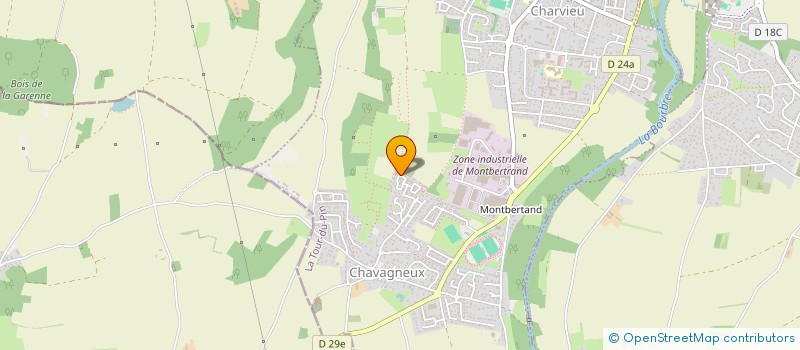localisation de l'entreprise RM CONSTRUCTION  CHARVIEU-CHAVAGNEUX