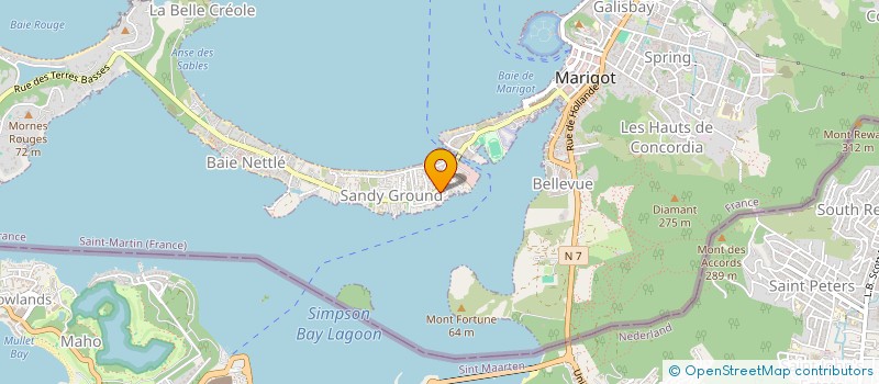 localisation de l'entreprise RM CONSTRUCTION  SAINT MARTIN