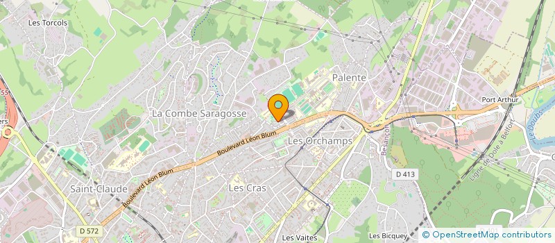 localisation de l'entreprise RM CONSTRUCTION  BESANCON