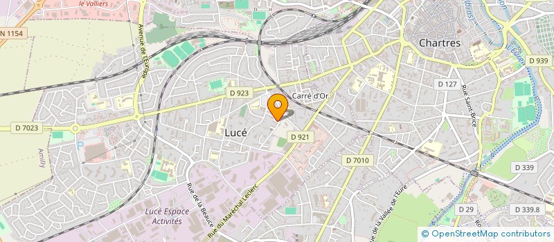 localisation de l'entreprise RM CONSULT'IN à LUCE