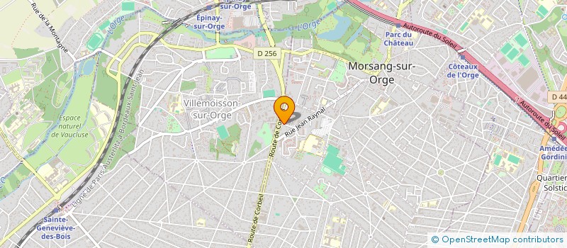 localisation de l'entreprise RM COURSES  MORSANG-SUR-ORGE