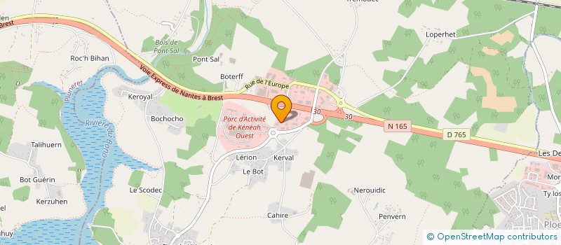 localisation de l'entreprise RM COUVERTURE  CRACH