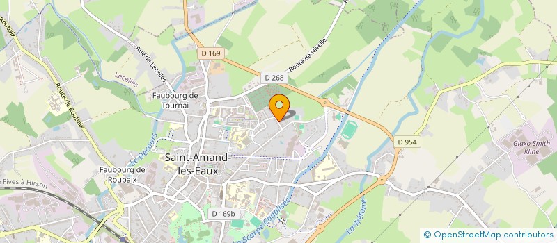 localisation de l'entreprise RM COUVERTURE à SAINT-AMAND-LES-EAUX