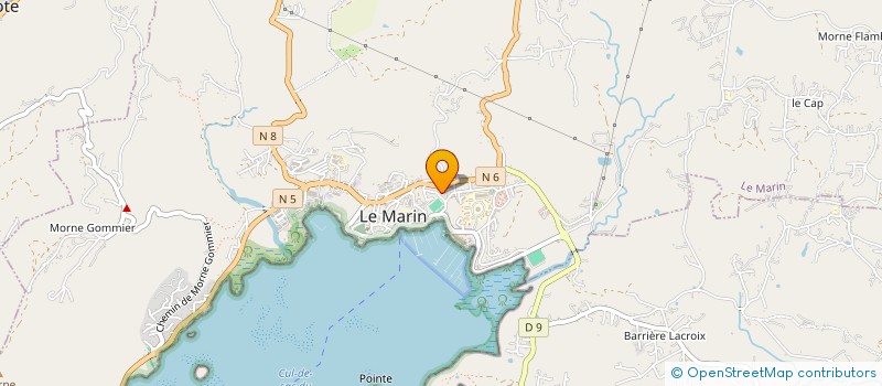 localisation de l'entreprise RM CROISIERES FIVE  LE MARIN