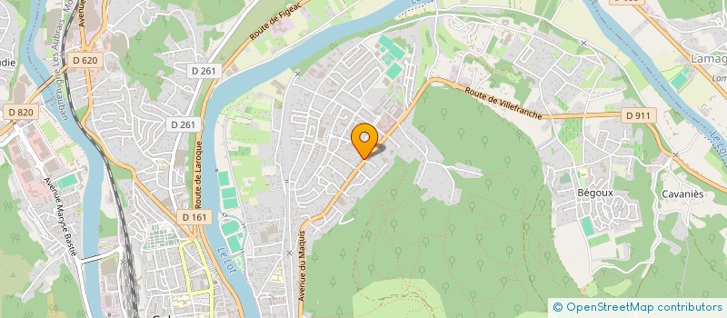 localisation de l'entreprise RM.CUISINES à CAHORS