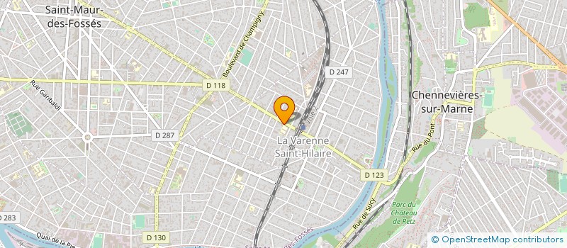localisation de l'entreprise RM CUISINES ET BAINS à SAINT-MAUR-DES-FOSSES