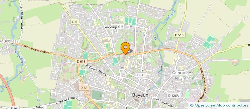 localisation de l'entreprise RM CYCLES à BAYEUX