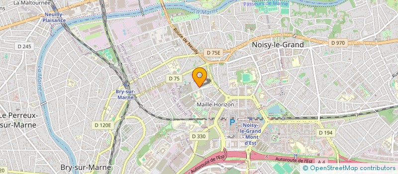 localisation de l'entreprise RM DECO  NOISY-LE-GRAND