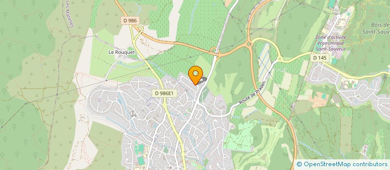 localisation de l'entreprise RM DENTAIRE  SAINT-GELY-DU-FESC