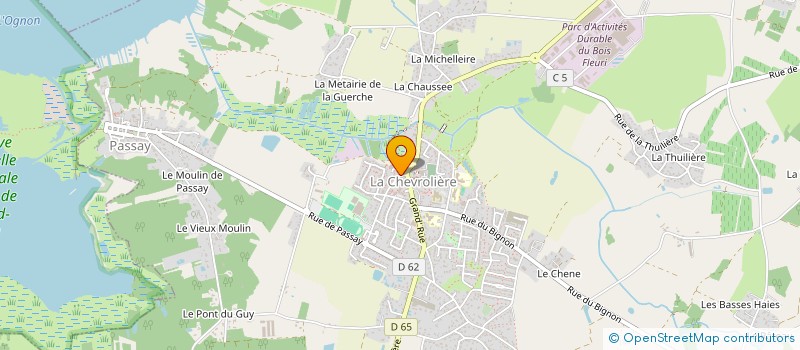 localisation de l'entreprise RM DEPANNAGE à LA CHEVROLIERE