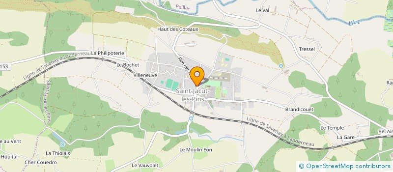 localisation de l'entreprise RM DES PINS  REDON