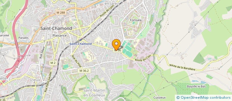 localisation de l'entreprise RM DEVELOPPEMENT à SAINT-CHAMOND