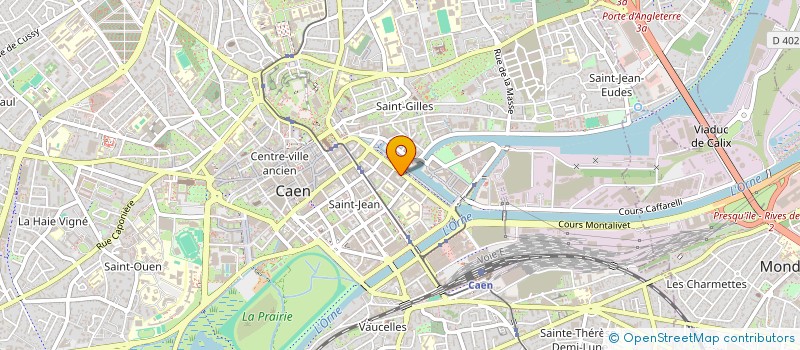 localisation de l'entreprise RM DIFFUSION à CAEN