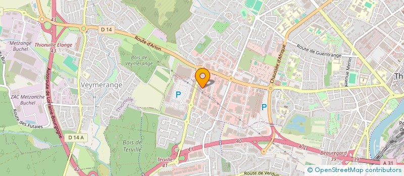 localisation de l'entreprise RM DISTRIBUTION  THIONVILLE