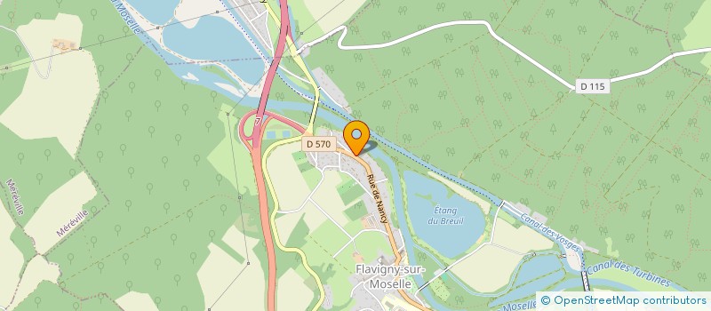 localisation de l'entreprise RM EQUIPEMENTS PETROLIERS  RICHARDMENIL