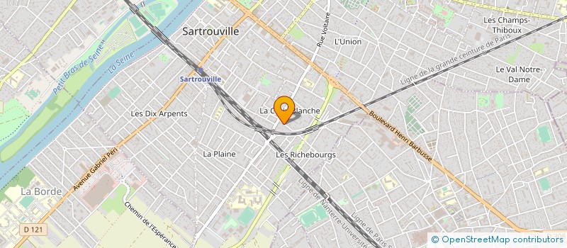 localisation de l'entreprise RM EUROBAT  SARTROUVILLE