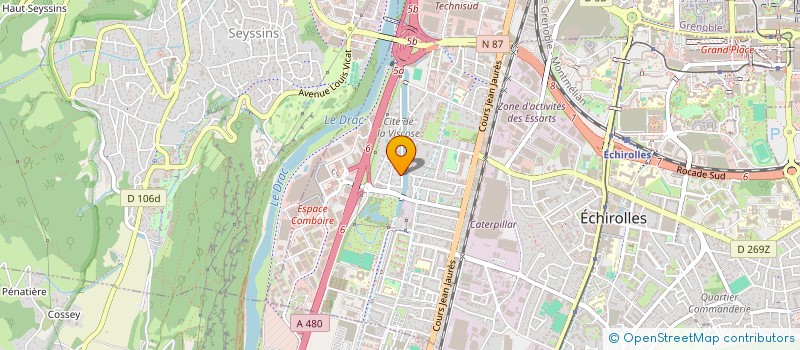 localisation de l'entreprise RM EXPORT AUTO à ECHIROLLES