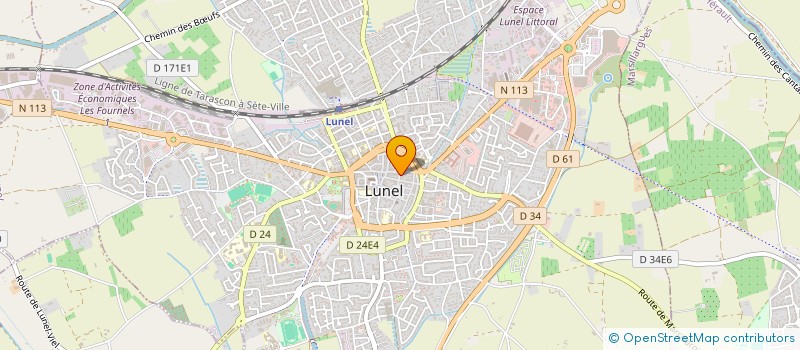 localisation de l'entreprise RM FACADES à LUNEL