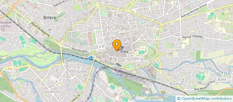 localisation de l'entreprise RM FINANCEMENT à PAU