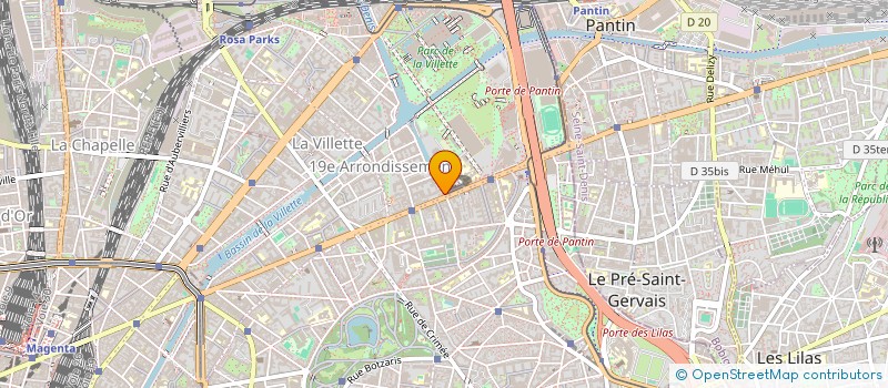 localisation de l'entreprise RM FOOD  PARIS