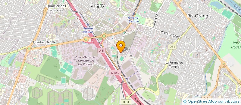 localisation de l'entreprise RM FORMATION à GRIGNY