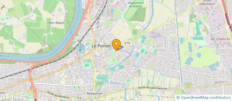 localisation de l'entreprise RM GLOBAL DISTRIBUTION  LE PONTET