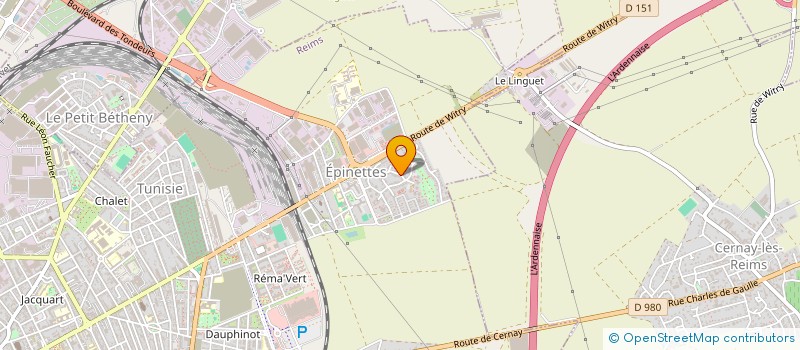 localisation de l'entreprise RM GLOBAL INVEST  REIMS