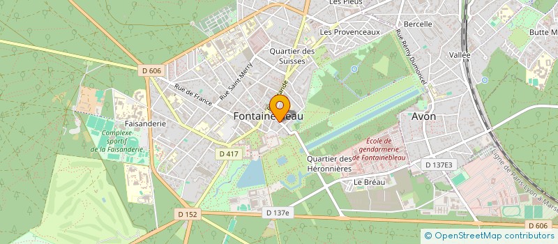 localisation de l'entreprise RM HOLDINGS PATRIMOINE  FONTAINEBLEAU