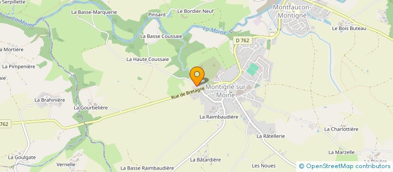 localisation de l'entreprise RM IMMO  SEVREMOINE