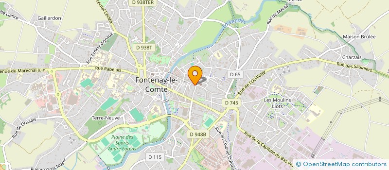localisation de l'entreprise RM-IMMO  FONTENAY-LE-COMTE