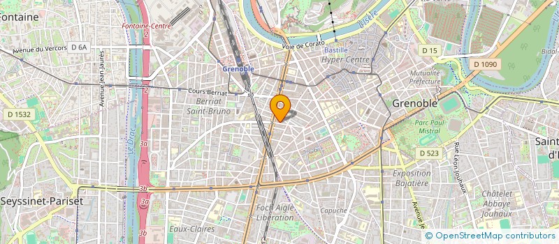 localisation de l'entreprise RM IMMOBILIER  GRENOBLE